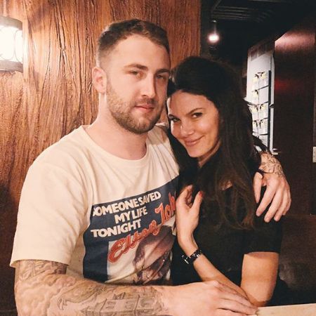 Ragan and Jordan hugging